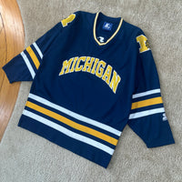 Vintage UofM Starter Hockey Jersey Medium (1990s)