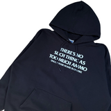 Y2K “Ammo” Funny Text Hoodie Sweatshirt Large (2000s)