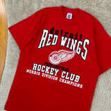 Vintage Detroit Redwings “Norris Champs” T-Shirt Large (1980s)