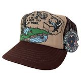Vintage “River Fishing” Trucker Hat (1980s)