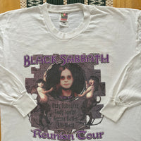 Vintage Black Sabbath Ozzy Reunion Tour Concert Longsleeve T-Shirt X-Large (1999)
