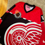 Vintage Detroit Redwings Nike NHL Street Hockey Jersey XXL (1990s)