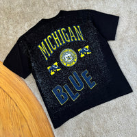 Vintage UofM All Over Print T-Shirt Large (1990s)