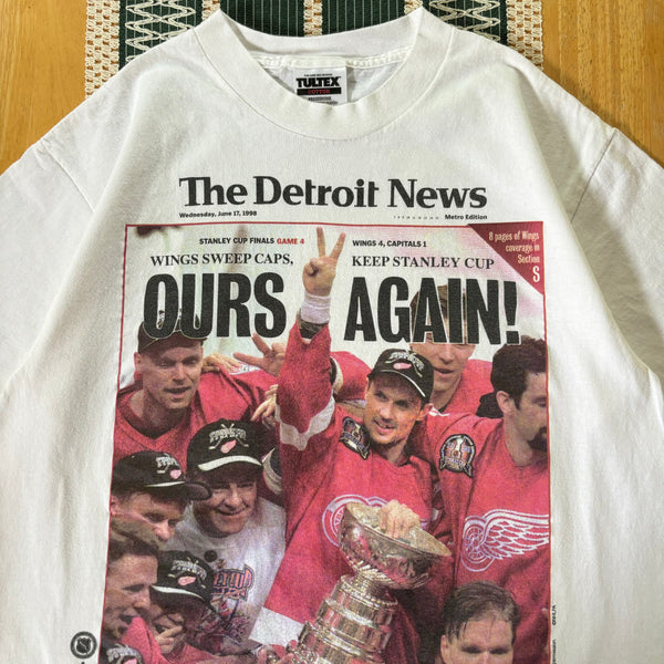 Vintage Detroit Red Wings “Ours Again” T-Shirt Medium (1998)
