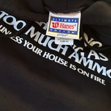 Y2K “Ammo” Funny Text Hoodie Sweatshirt Large (2000s)