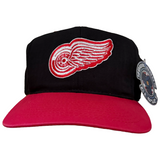 Vintage Detroit Red Wings “Plain Logo” Snapback Hat (1990s)