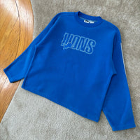 Vintage Detroit Lions Fleece Pullover Large (1999)