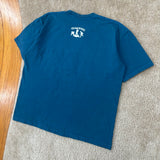Y2K “Teamwork” Funny Text T-Shirt Large (2000s)