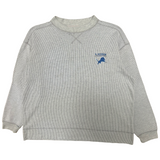 Vintage Detroit Lions Striped Crewneck Sweatshirt Large (1990s)