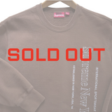 Supreme International Sideways Logo Crewneck Sweatshirt Medium (FW20)