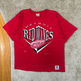 Vintage Detroit Red Wings “Block Letter” T-Shirt XXL (1994)