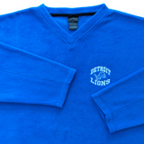 Vintage Detroit Lions Fleece V-Neck Pullover X-Large (1990s)