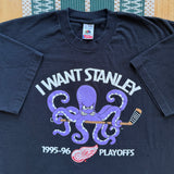 Vintage Detroit Red Wings “I Want Stanley” T-Shirt X-Large (1995)