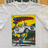 Vintage Superman #19 Comic Book T-Shirt Medium (1980s)
