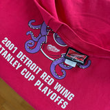Y2K Detroit Red Wings “Playoffs” T-Shirt Large (2001)