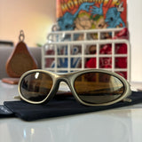 Vintage Oakley Minute 1.0 Platinum/Gold Sunglasses (1999)