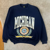 Vintage UoM Crest Crewneck Sweatshirt X-Large (1990s)