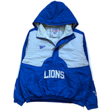 Vintage Detroit Lions Reebok Pull Over Puffer Jacket X-Large (1990s)
