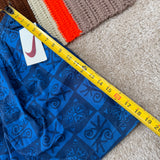 Vintage Nike Blue Tribal Patterned Short Small (1990s)