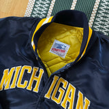 Vintage UofM Starter Satin Jacket Large (1980s)