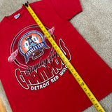 Y2K Detroit Red Wings “Stanley Cup Champions” T-Shirt Medium (2002)