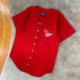 Vintage Detroit Red Wings Baseball Style Jersey Medium (1990s)