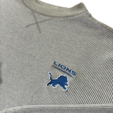 Vintage Detroit Lions Striped Crewneck Sweatshirt Large (1990s)