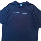 Vintage “Music is life” Text T-Shirt X-Large (1990s)