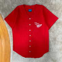 Vintage Detroit Red Wings Baseball Style Jersey Medium (1990s)