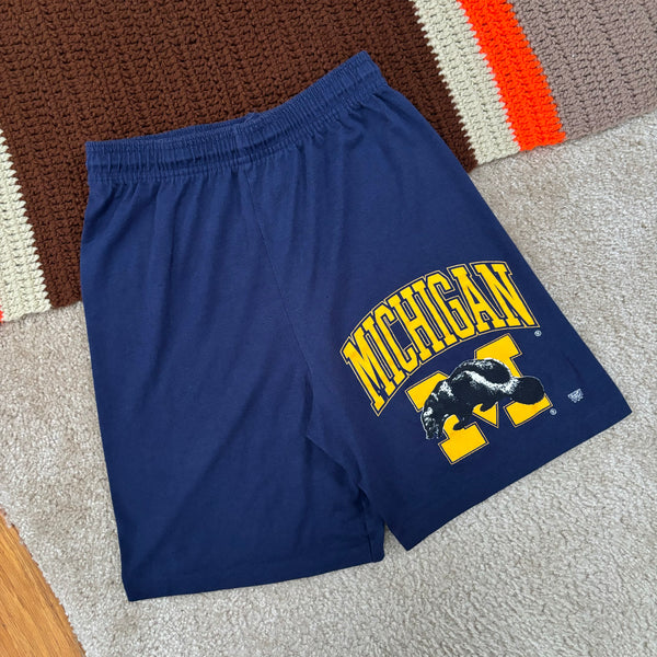 Vintage UofM Cotton Shorts Medium (1990s)