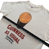 Vintage “Guinness as Usual” T-Shirt X-Large (1990s)