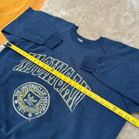 Vintage UofM Crest Distressed Crewneck XXL (1980s)