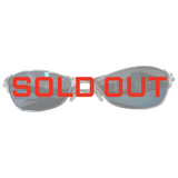 Y2K Oakley Wiretap Silver/Ice Sunglasses (2002)