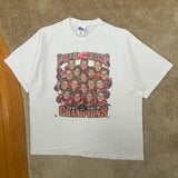 Vintage Detroit Redwings “Caricature” Stanley Cup T-Shirt XXL (1997)
