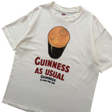 Vintage “Guinness as Usual” T-Shirt X-Large (1990s)