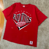 Vintage Detroit Red Wings “Block Letter” T-Shirt XXL (1994)