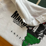 Vintage Mandela Detroit Visit T-Shirt X-Large (1990)