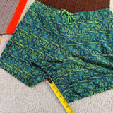 Vintage Nike Green Pattern Shorts Large (1990s)
