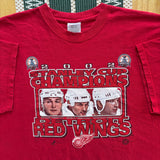 Vintage Detroit Redwings “Big 3” Stanley Cup T-Shirt XXL (2002)