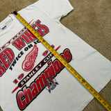 Vintage Detroit Red Wings “Twice on Ice” T-Shirt Large (1998)