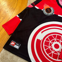 Vintage Detroit Redwings Nike NHL Street Hockey Jersey XXL (1990s)
