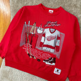 Vintage Detroit Red Wings “Embroidered” Crewneck Sweatshirt Large (1991)