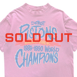 Vintage Detroit Pistons Champions T-Shirt X-Large (1990)